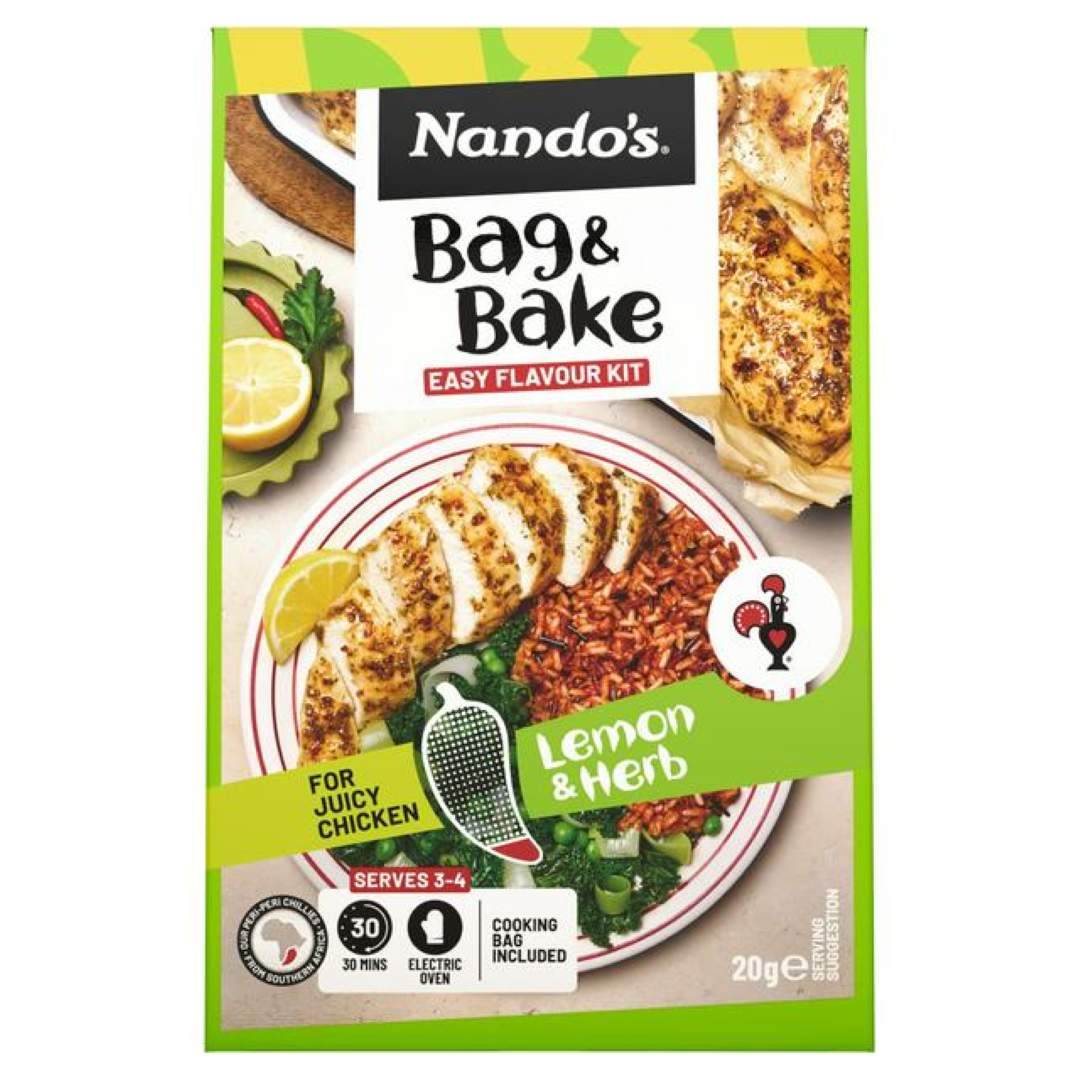 NANDO'S PERI PERI BAG&BAKE LEMON HERB 20G